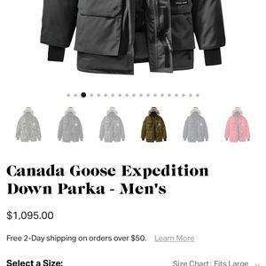 Canada Goose jacket (United States) edition